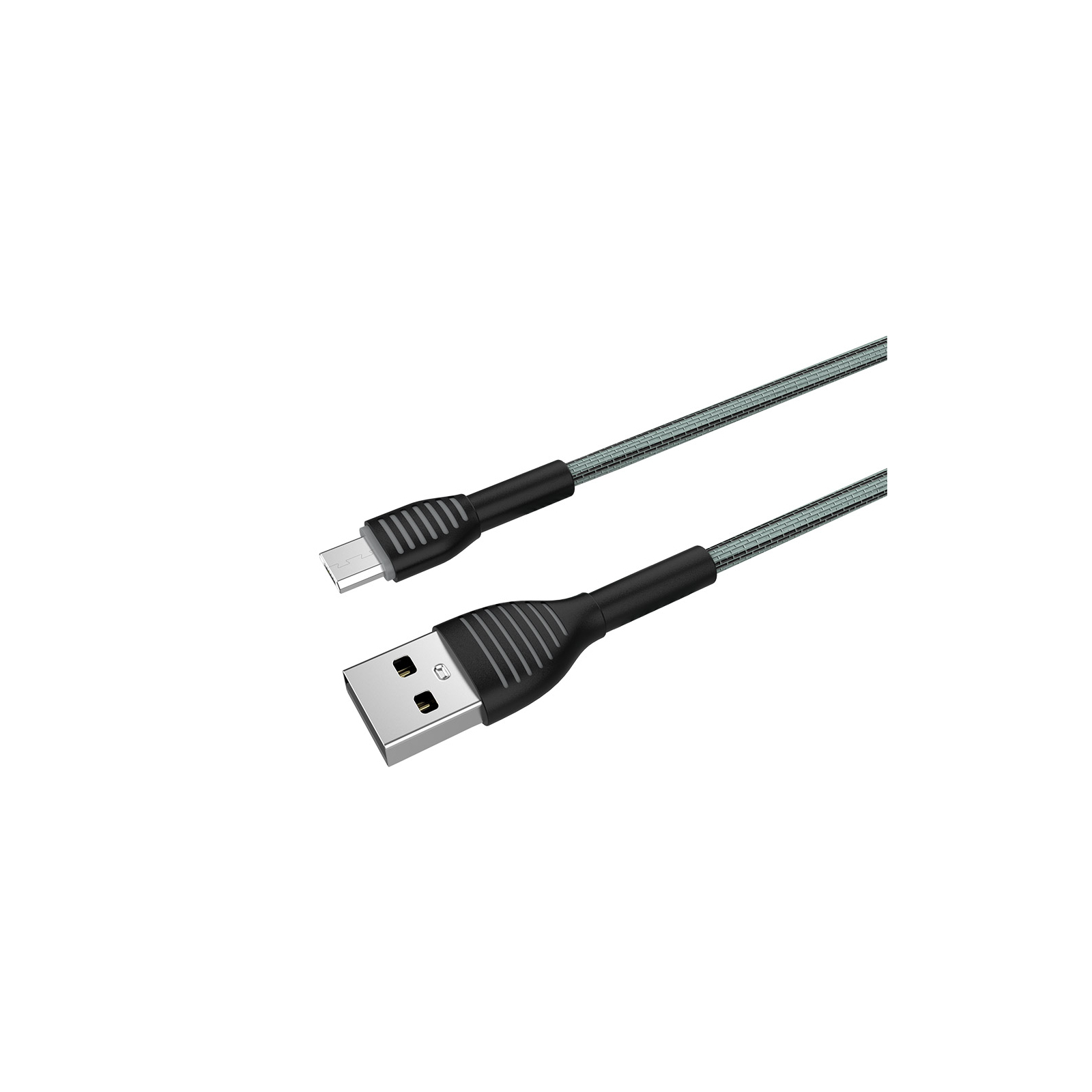 Дата кабель USB 2.0 AM to Micro 5P 1.0m ColorWay (CW-CBUM041-GR) зображення 5