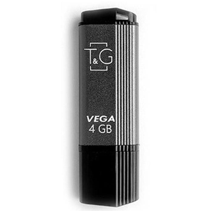 USB флеш накопитель T&G 4GB 121 Vega Series Grey USB 2.0 (TG121-4GBGY)