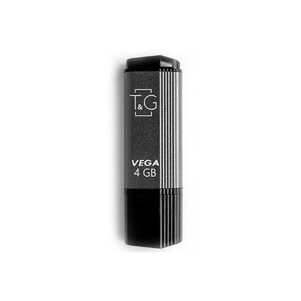USB флеш накопитель T&G 4GB 121 Vega Series Grey USB 2.0 (TG121-4GBGY)
