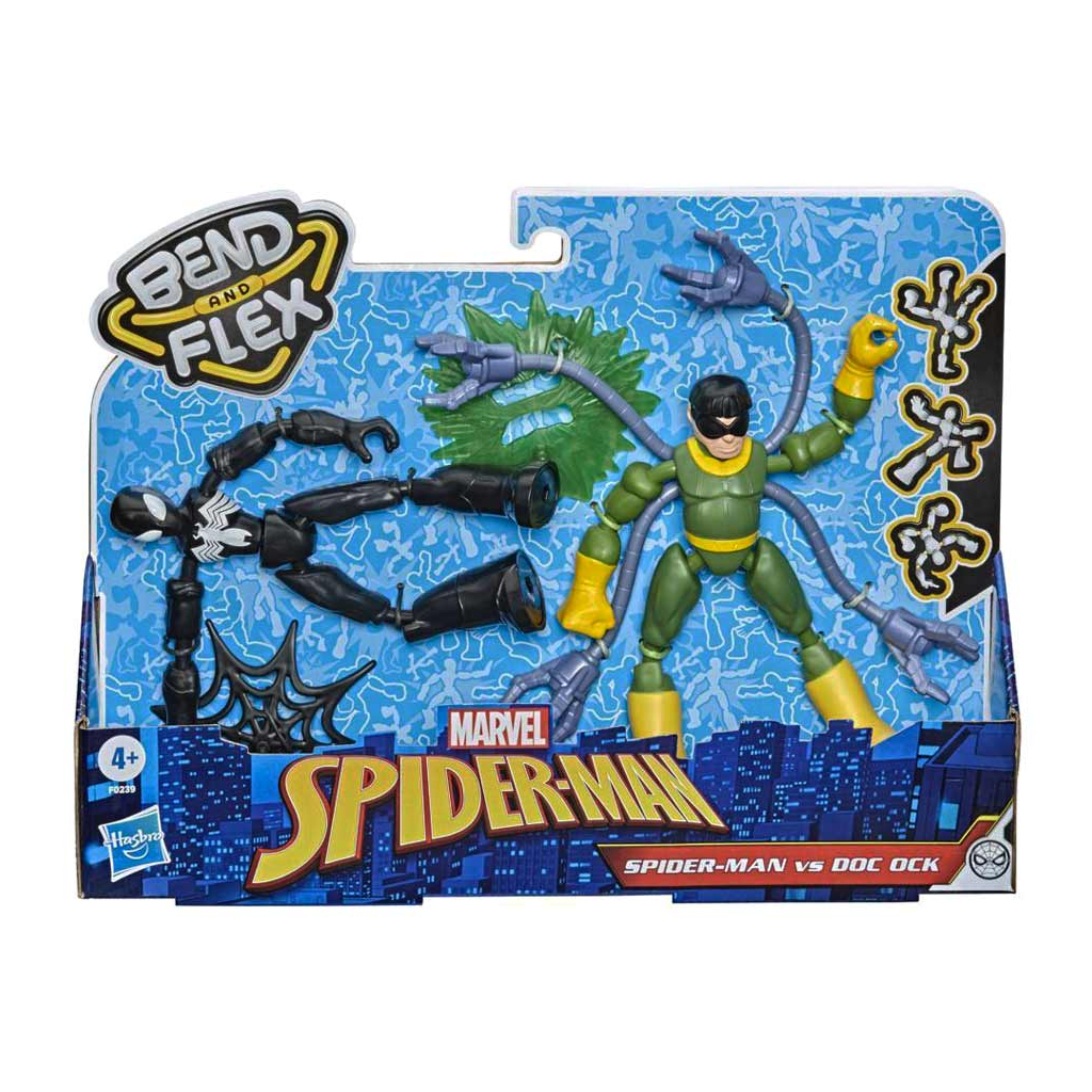 Фігурка для геймерів Hasbro набір Spider-Man Bend and flex Людина-павук проти Дока (F0239) зображення 2