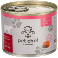Консерви для собак Pet Chef паштет з яловичиною 200 г (4820255190136)