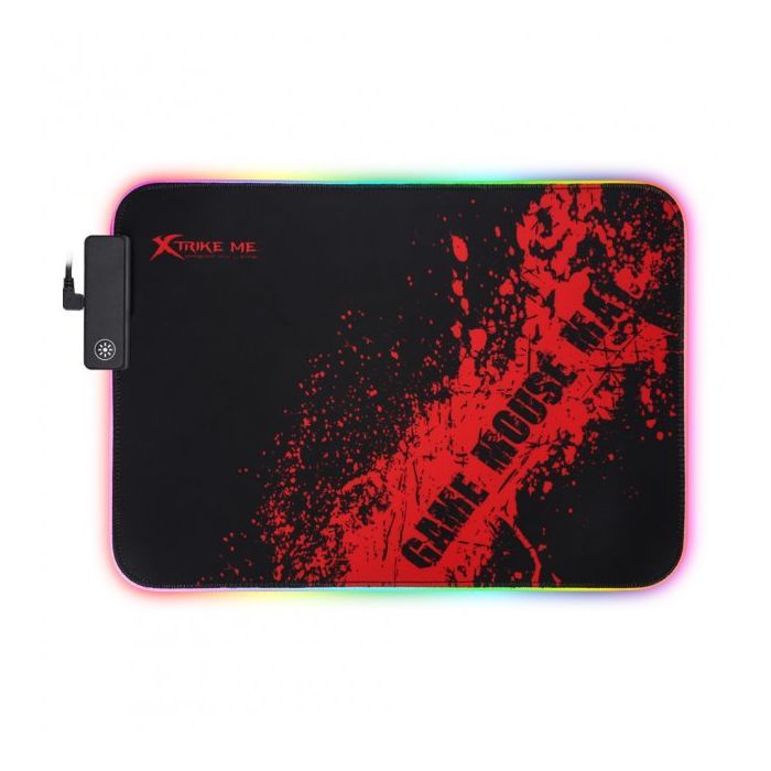 Коврик для мышки Xtrike ME MP-602 RGB lighting Black/Red (MP-602)