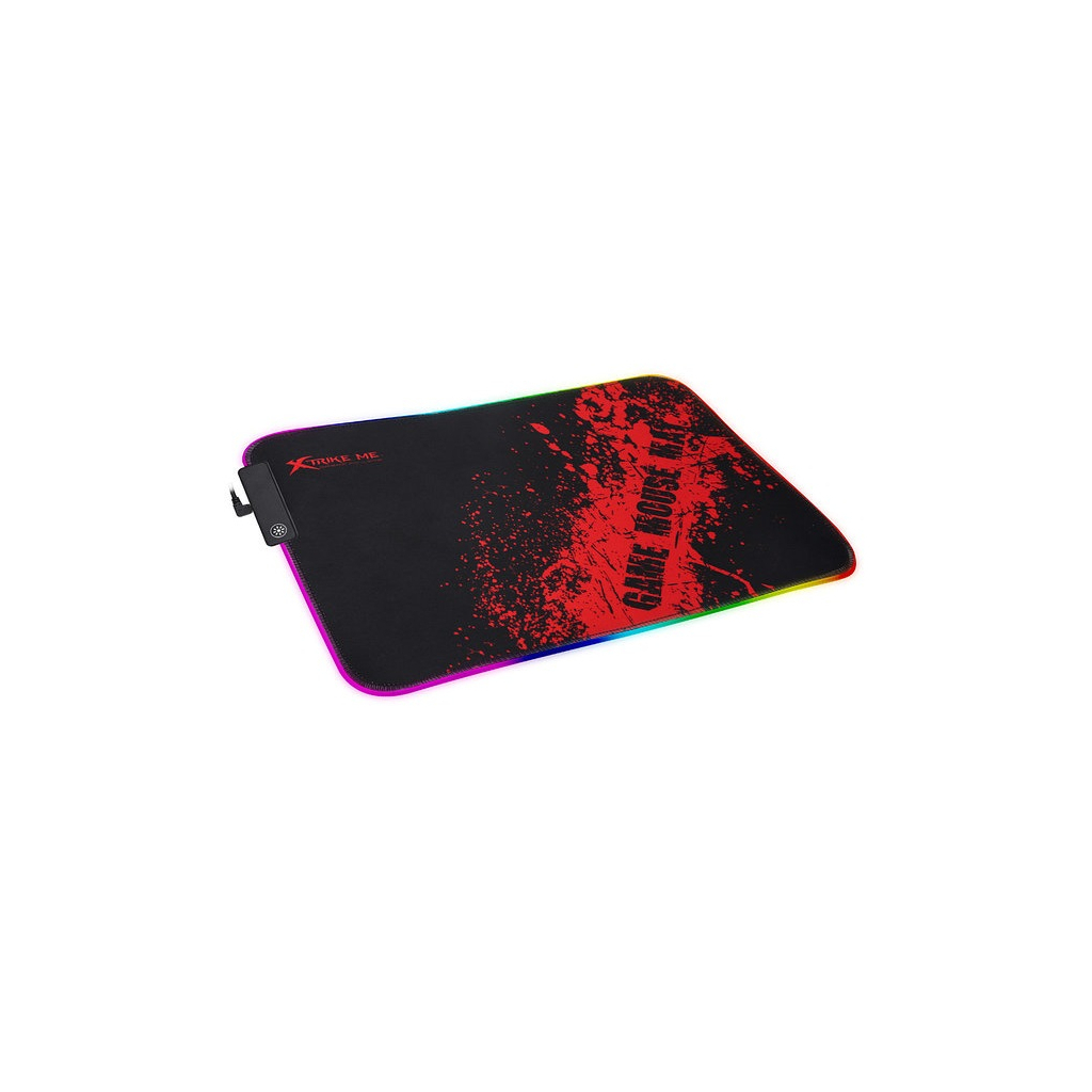 Килимок для мишки Xtrike ME MP-602 RGB lighting Black/Red (MP-602) зображення 2