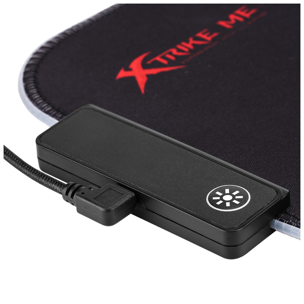 Коврик для мышки Xtrike ME MP-602 RGB lighting Black/Red (MP-602) изображение 3