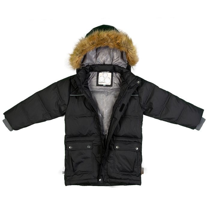 Куртка детская Huppa LUCAS 17770055 чёрный 128 (4741468573700) изображение 3