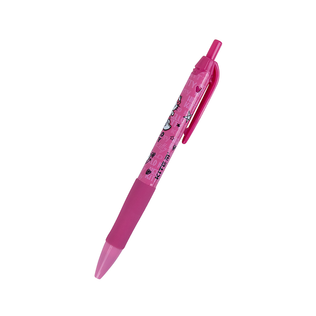 Ручка шариковая Kite автоматическая Hello Kitty, синяя (HK21-039)