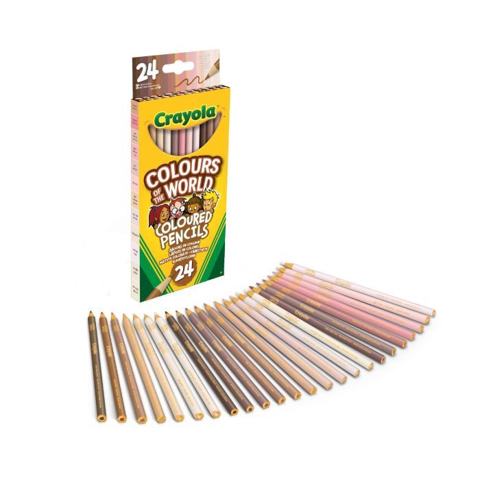 Карандаши цветные Crayola Colours of the World 24 шт (68-4607) изображение 2