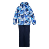 Комплект верхней одежды Huppa YOKO 41190014 тёмно-синий с принтом/тёмно-синий 98 (4741468760384)