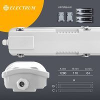 Светильник Electrum RAY-36 PC/PC IP65 (під LED T8) (B-LW-1508) изображение 6