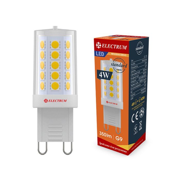 Лампочка Electrum 4W Cer LC-15 G9 3000K (A-LC-1895) изображение 2