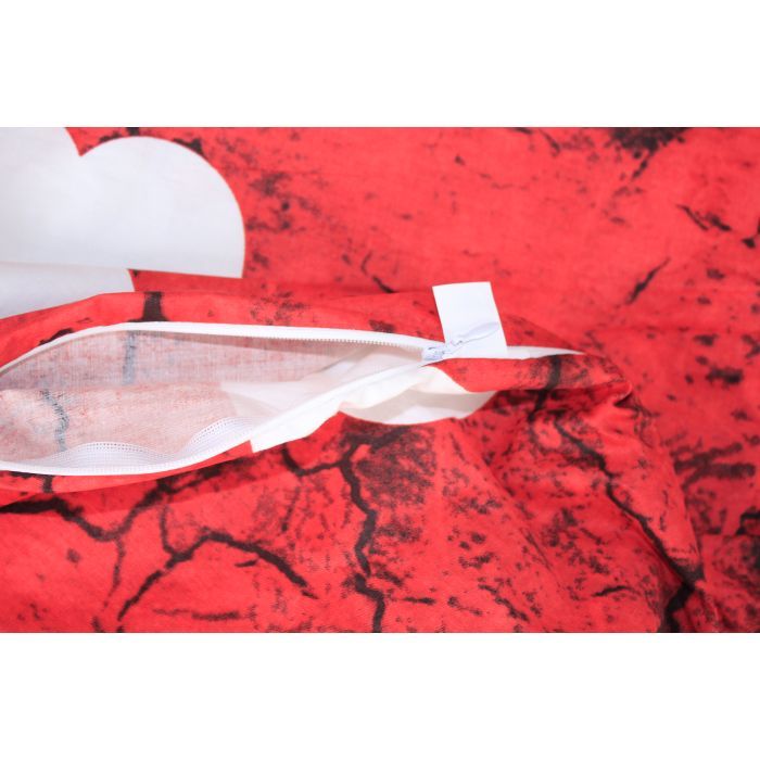 Постільна білизна MirSon Сатин 22-1275 Marble heart Сімейний 160x220 (2200003571257) зображення 4