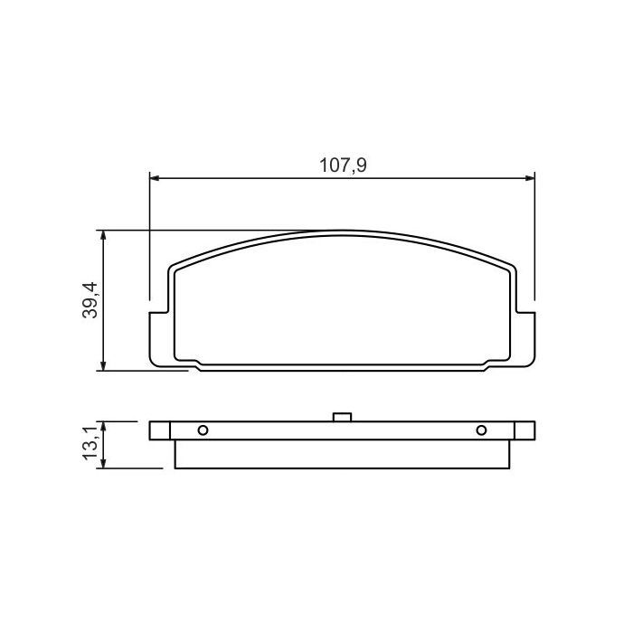 Гальмівні колодки Bosch 0 986 424 295 зображення 4