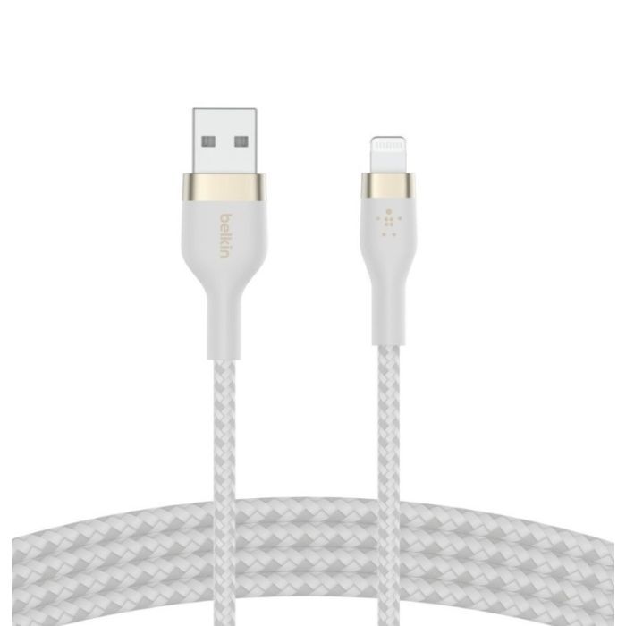 Дата кабель USB 2.0 AM to Lightning Belkin (CAA010BT3MWH)