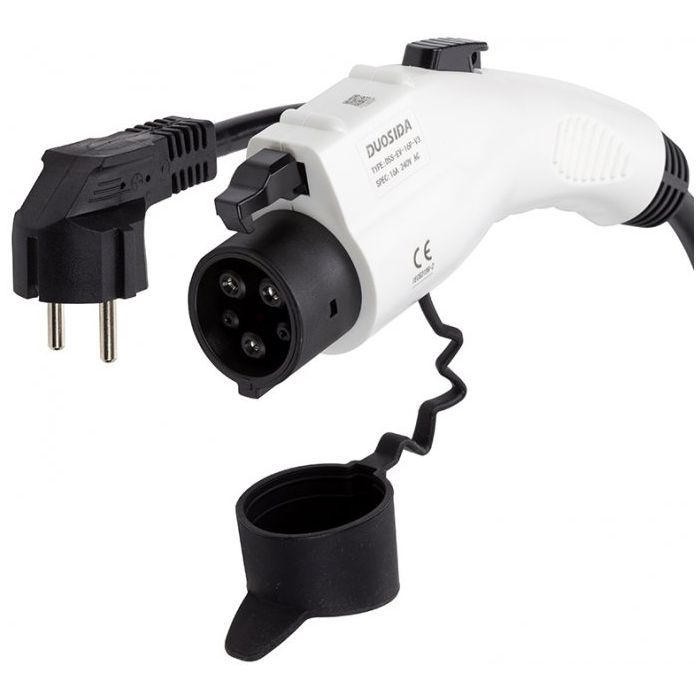 Зарядний пристрій для електромобіля Duosida Type 1 - Schuko (220V), 16A, 3.6кВт, 1-фазное, 5м (EV200269) зображення 2