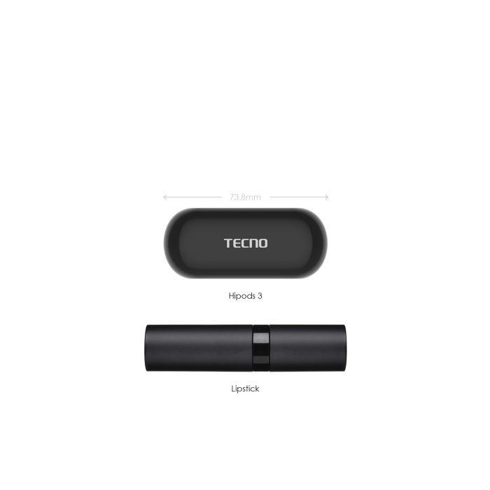 Наушники Tecno Hipods H3 Black (4895180768019) изображение 3