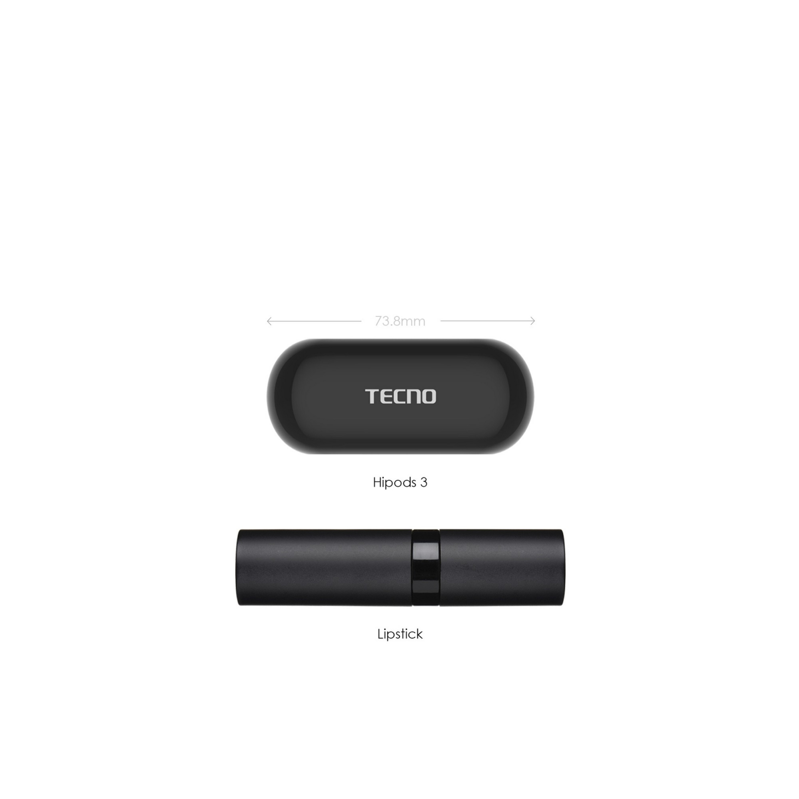 Наушники Tecno Hipods H3 Black (4895180768019) изображение 3