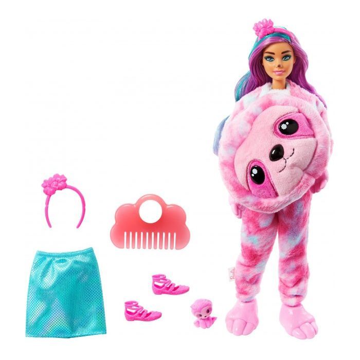 Кукла Barbie "Cutie Reveal" - милый ленивец (HJL59)