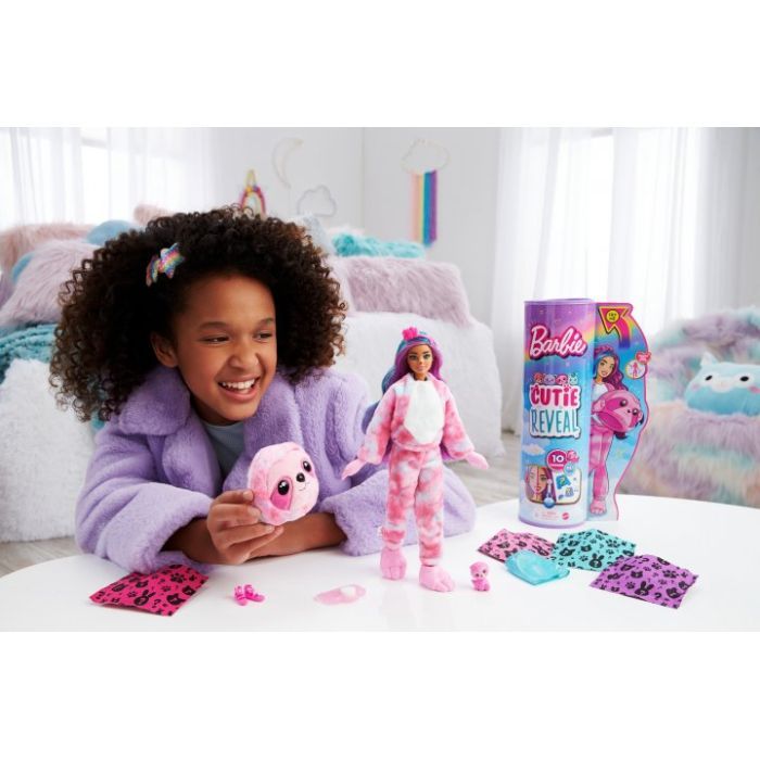 Кукла Barbie "Cutie Reveal" - милый ленивец (HJL59) изображение 4
