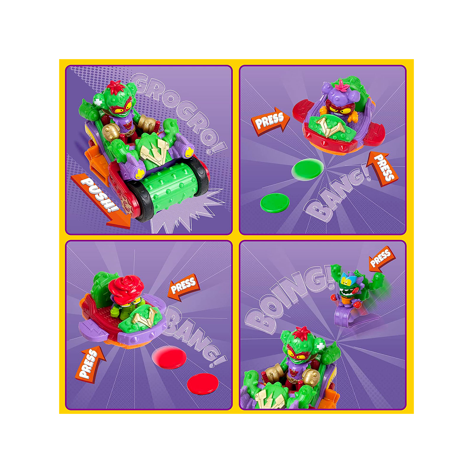 Ігровий набір SuperThings Kazoom Kids S1 Спайк-Ролер Кактус (PSTSP514IN00) зображення 7