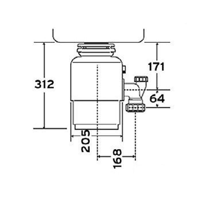 Подрібнювач харчових відходів In-Sink-Erator Model Evolution 150 зображення 2