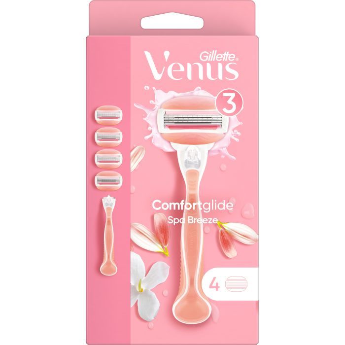 Бритва Gillette Venus Comfortglide Spa Breeze с 4 сменными картриджами (7702018469727) изображение 2