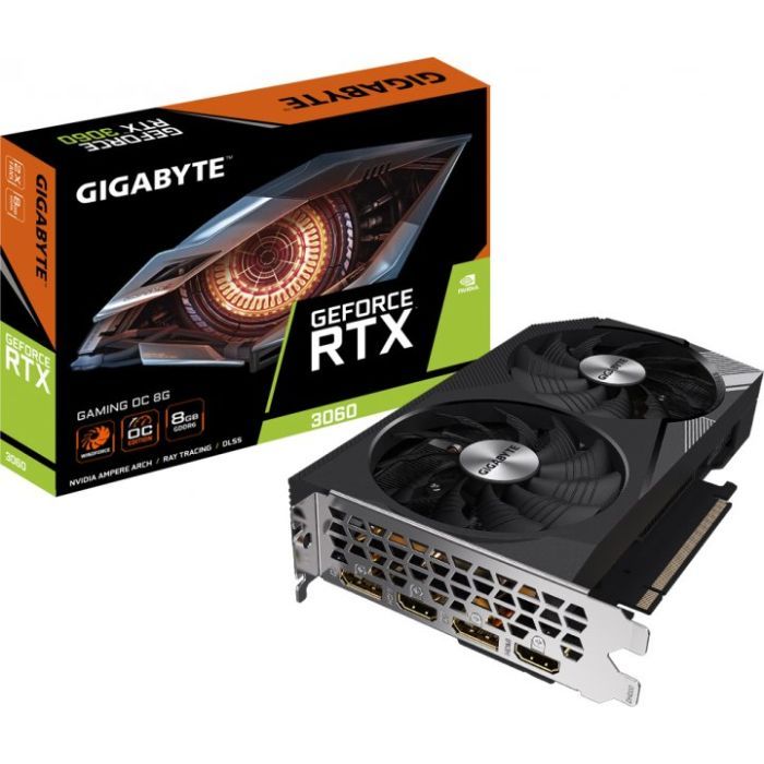 Видеокарта GIGABYTE GeForce RTX3060 8Gb GAMING OC (GV-N3060GAMING OC-8GD) изображение 2