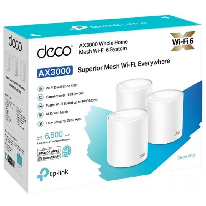 Маршрутизатор TP-Link DECO-X50-3-PACK зображення 4