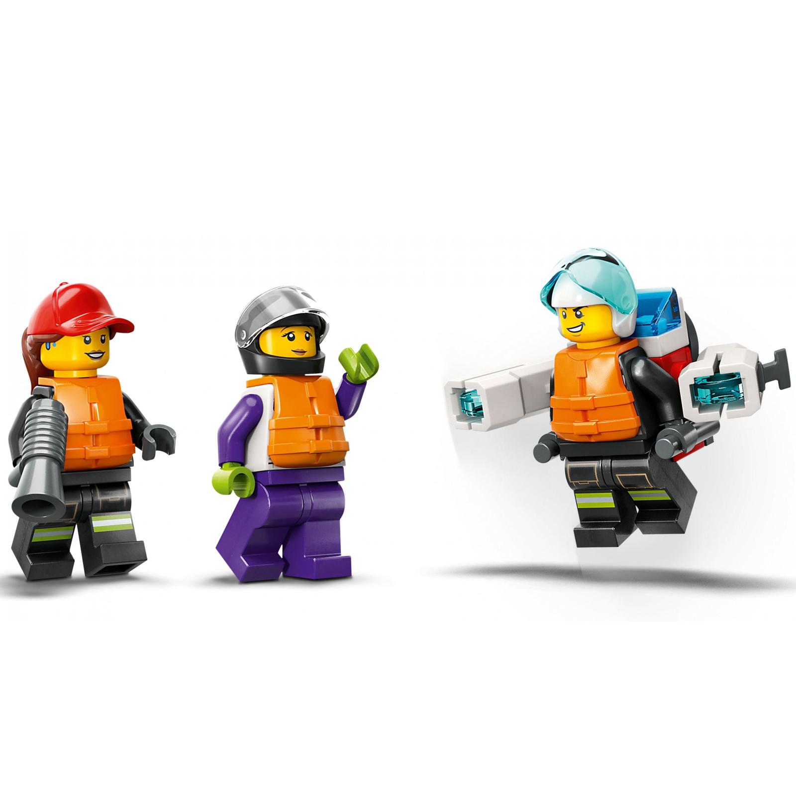 Конструктор LEGO City Човен пожежної бригади 144 деталі (60373) зображення 3