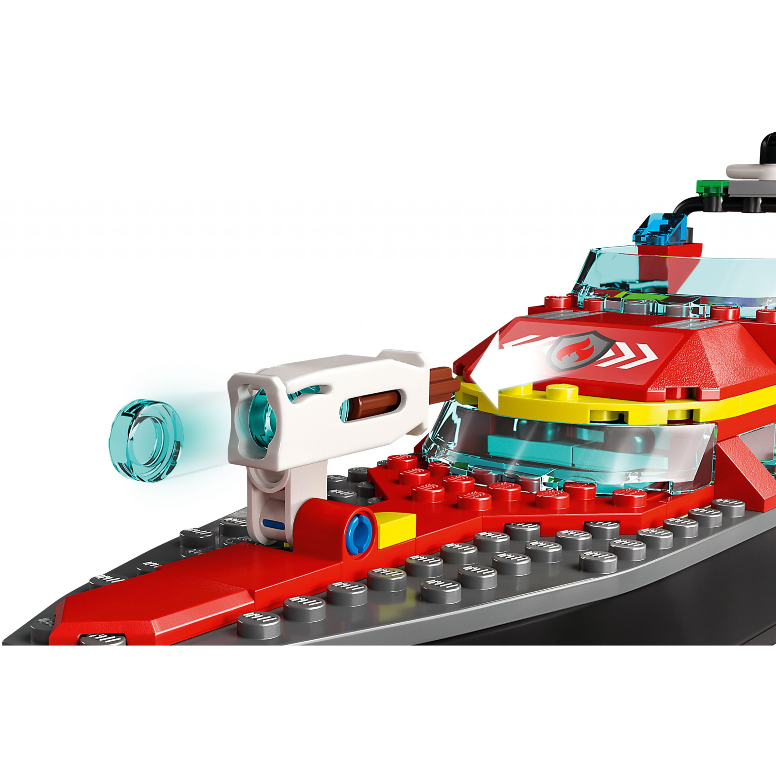 Конструктор LEGO City Човен пожежної бригади 144 деталі (60373) зображення 5