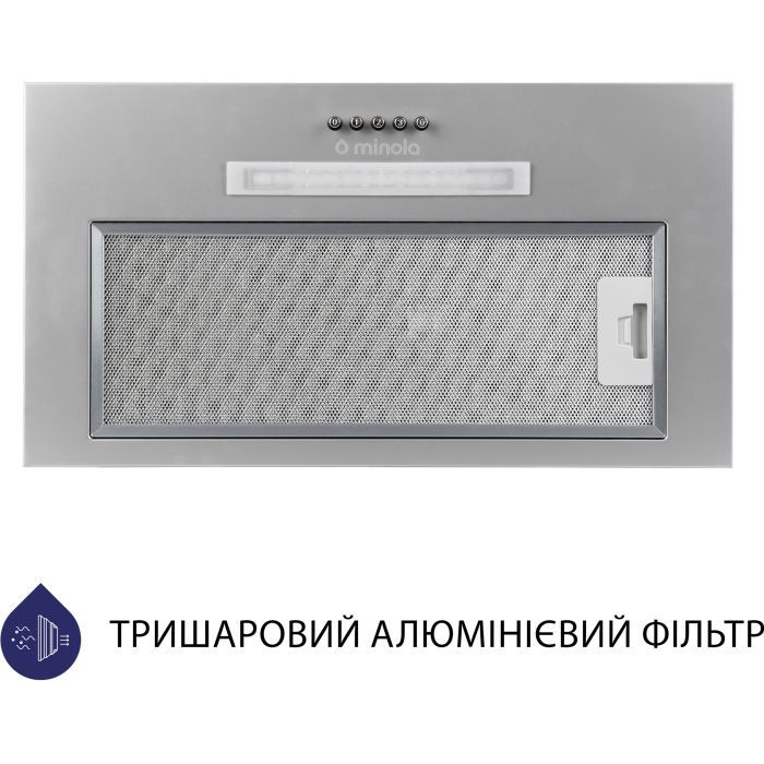 Витяжка кухонна Minola HBI 5323 I 800 LED зображення 2