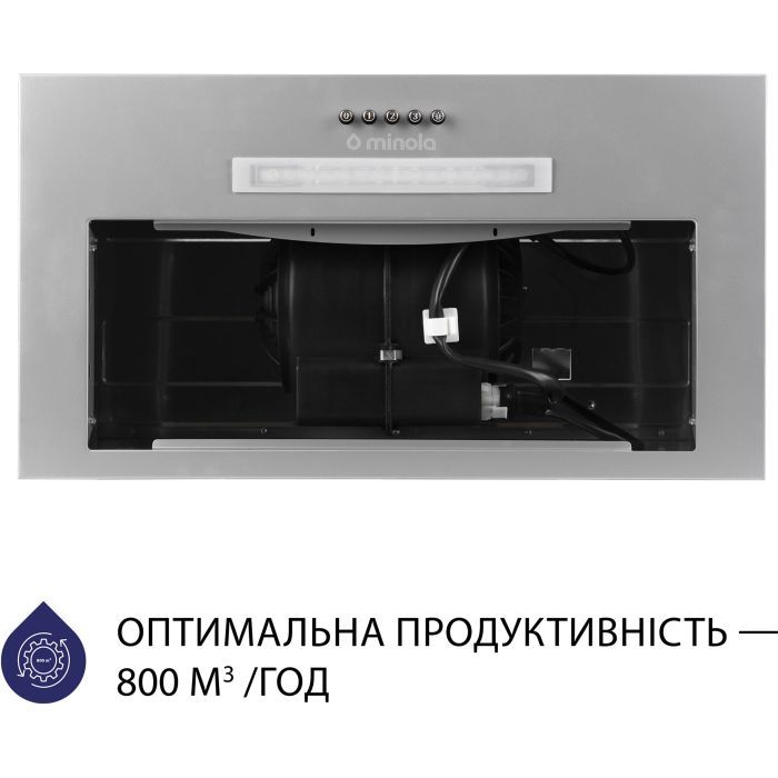 Витяжка кухонна Minola HBI 5323 I 800 LED зображення 3