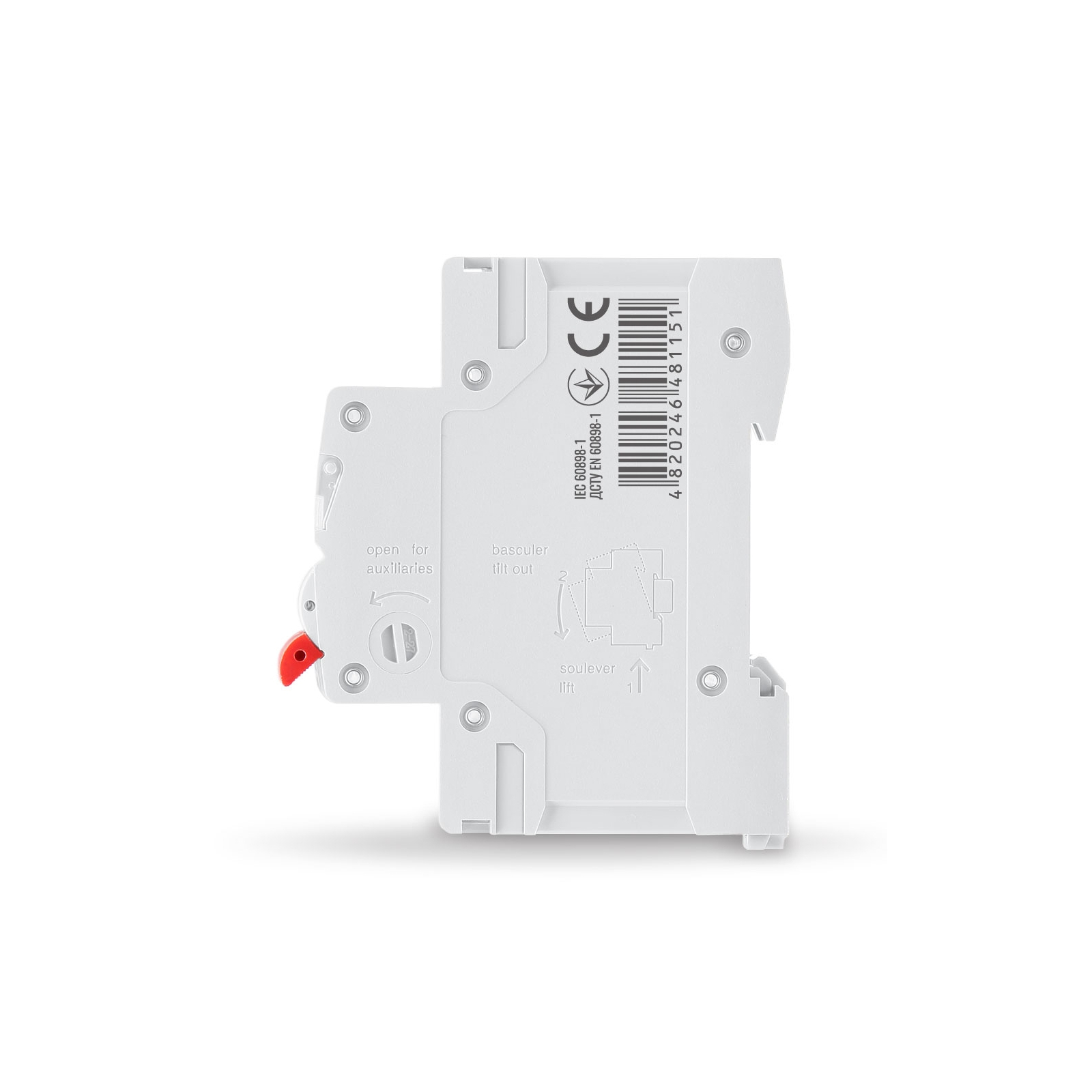 Автоматичний вимикач Videx RS4 RESIST 1п 40А С 4,5кА (VF-RS4-AV1C40) зображення 3
