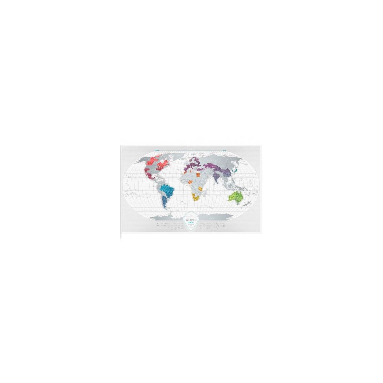 Скретч карта 1DEA.me Travel Map Air World (13041) изображение 3