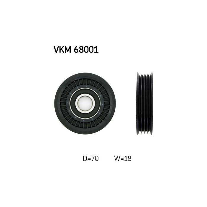 Ролик натяжителя ремня SKF VKM 68001