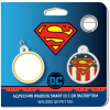Адресник для тварин WAUDOG Smart ID з QR паспортом "Супермен Америка", круг 25 мм (0625-1010ru-eng) зображення 4