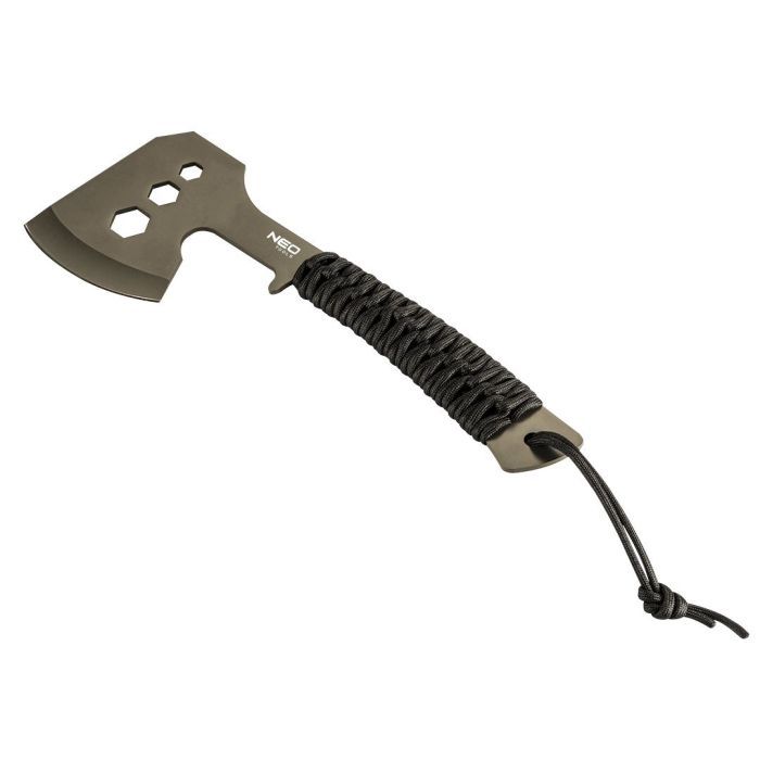 Сокира Neo Tools 26см, лезо 8см, 3Cr13, ручка з паракорду (63-118) зображення 3
