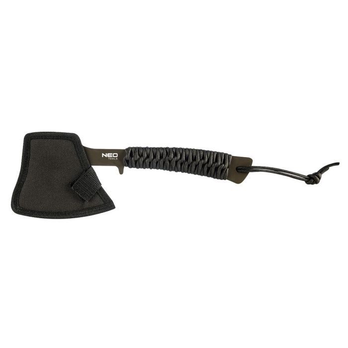 Сокира Neo Tools 26см, лезо 8см, 3Cr13, ручка з паракорду (63-118) зображення 4