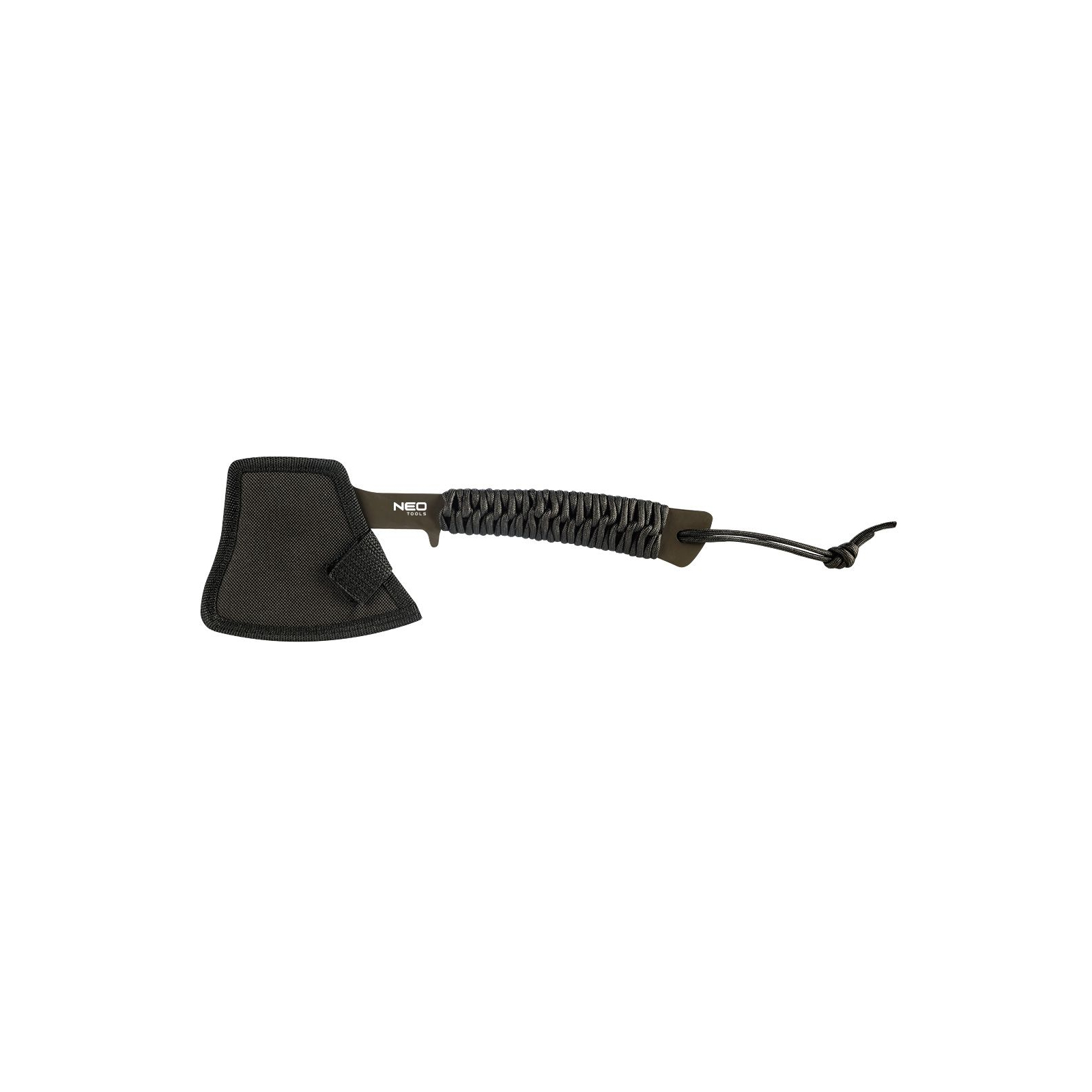 Топор Neo Tools 26см, лезвие 8см, 3Cr13, ручка из парокорда (63-118) изображение 4