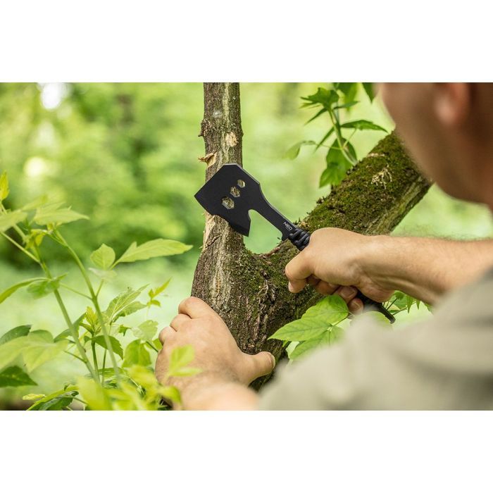 Сокира Neo Tools 26см, лезо 8см, 3Cr13, ручка з паракорду (63-118) зображення 7
