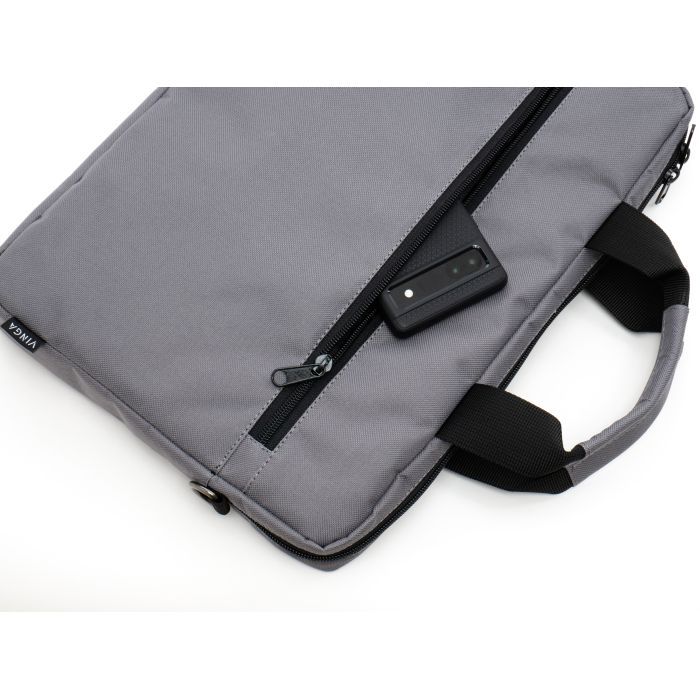 Сумка для ноутбука Vinga 15.6" NB1101 gray (NB1101GR) изображение 6
