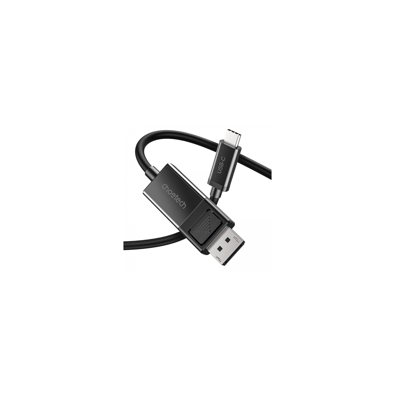 Кабель мультимедийный USB-C to DisplayPort 1.8m 8K 30Hz Choetech (XCP-1803-BK) изображение 2