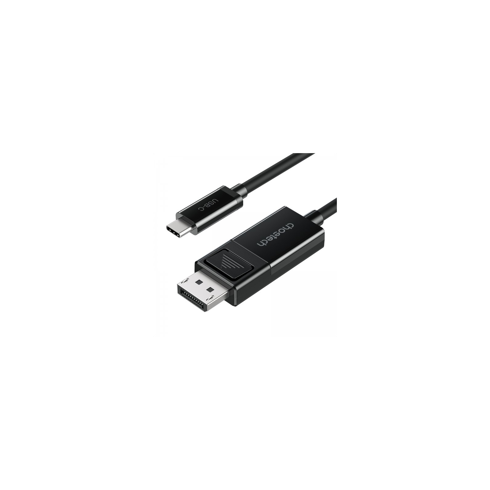 Кабель мультимедийный USB-C to DisplayPort 1.8m 8K 30Hz Choetech (XCP-1803-BK)
