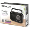 Портативний радіоприймач Sencor SRD 210 Black (35043173) зображення 2