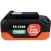 Аккумулятор к электроинструменту SEQUOIA 20V, 4 Ah (SB2040) изображение 3