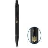 Ручка шариковая Parker IM 17 UKRAINE Achromatic Black BT BP Трезубец (22932_TR)
