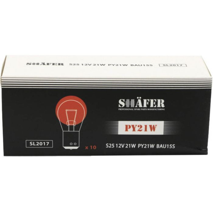 Автолампа SHAFER 12V21WPY21WBAU15S (SL2017) изображение 3
