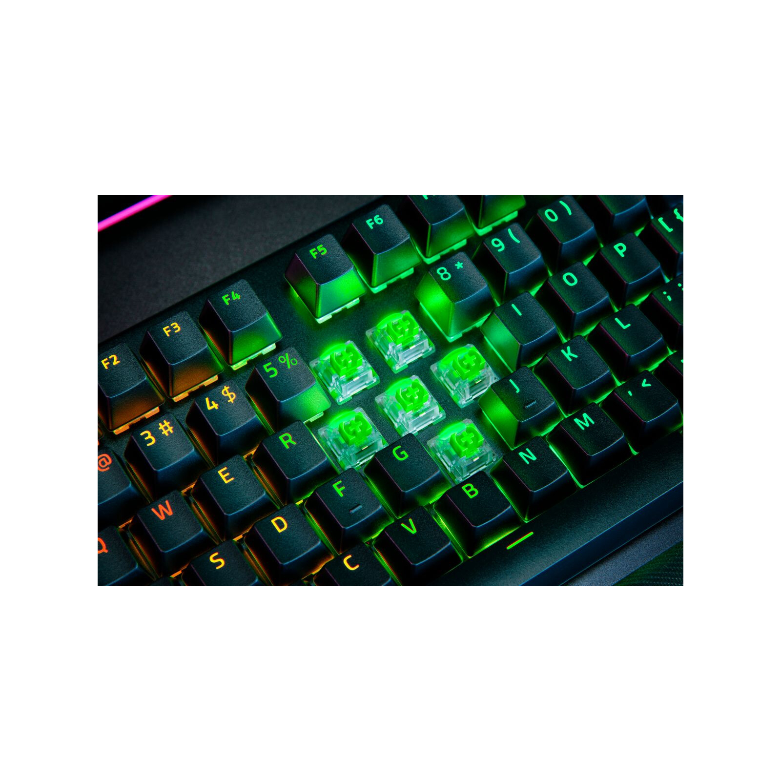 Клавиатура Razer BlackWidow V4 PRO Green Switch USB UA Black (RZ03-04680100-R3M1) изображение 8