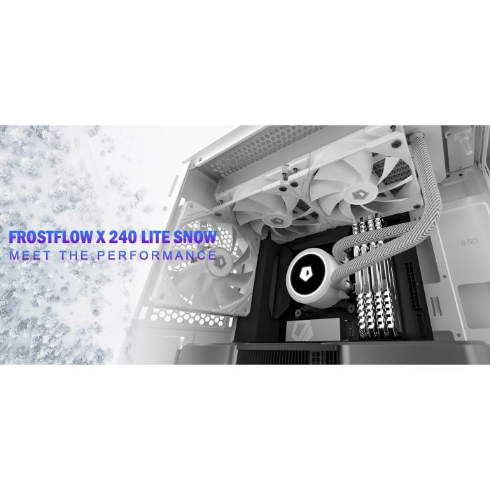 Система рідинного охолодження ID-Cooling FROSTFLOW 240 XT SNOW зображення 7