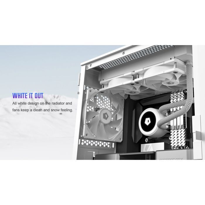 Система рідинного охолодження ID-Cooling FROSTFLOW 240 XT SNOW зображення 9
