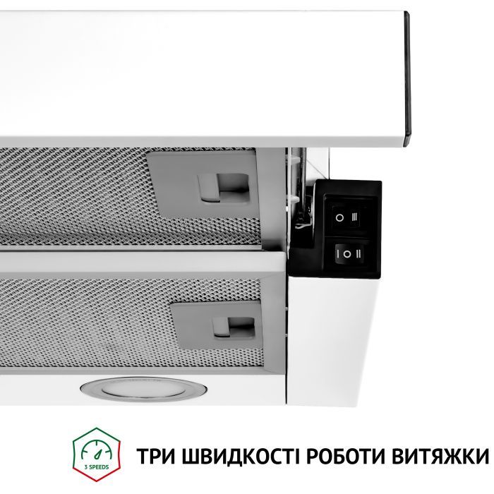 Витяжка кухонна Perfelli TL 6212 BL 700 LED зображення 6